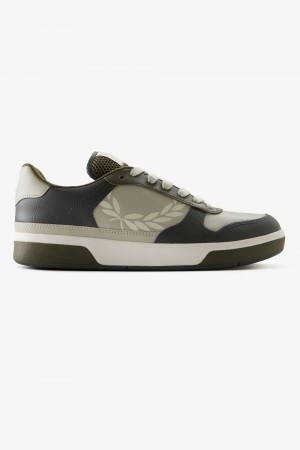 Fred Perry B300 Men's Trainers Light Mint Light Beige | CPZSF4265