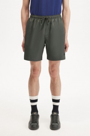 Fred Perry Classic Swim Men's Shorts Field Green | VNBJC4806