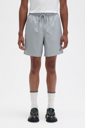 Fred Perry Classic Swim Men's Shorts Grey | IYUSG0175