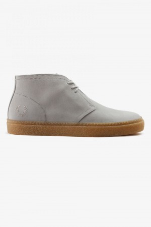 Fred Perry Hawley Men's Boots Light Mint | TVZCA0568