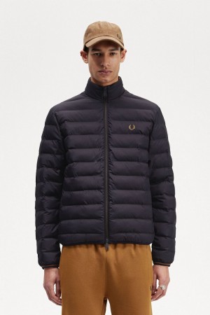 Fred Perry Insulated Men's Jackets Navy | OFQCL0984