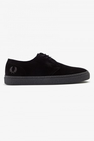 Fred Perry Linden Men's Plimsolls Black | WTQUM7291