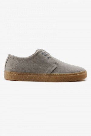 Fred Perry Linden Men's Plimsolls Light Mint | YGMFR2073