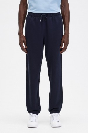 Fred Perry Loopback Sweat Men's Pants Navy | NFBEZ7625