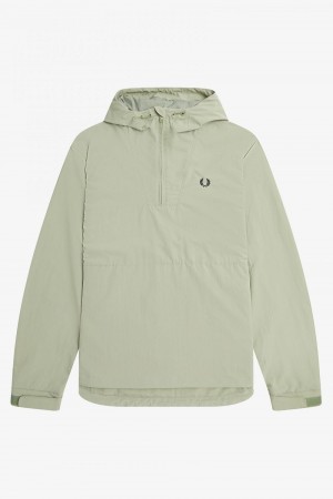 Fred Perry Overhead Shell Men's Jackets Mint | LJZCV0832