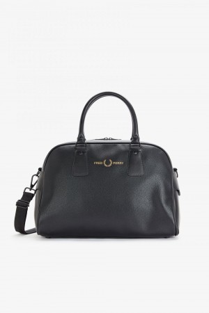 Fred Perry Scotch Grain Grip Women's Bags Black | ZAERW7802