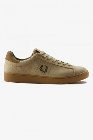 Fred Perry Spencer Men's Tennis Shoes Green | VDTOP3279