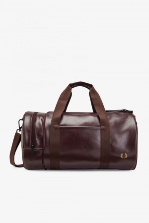 Fred Perry Tonal Barrel Women's Bags Brown | VMXKN2435