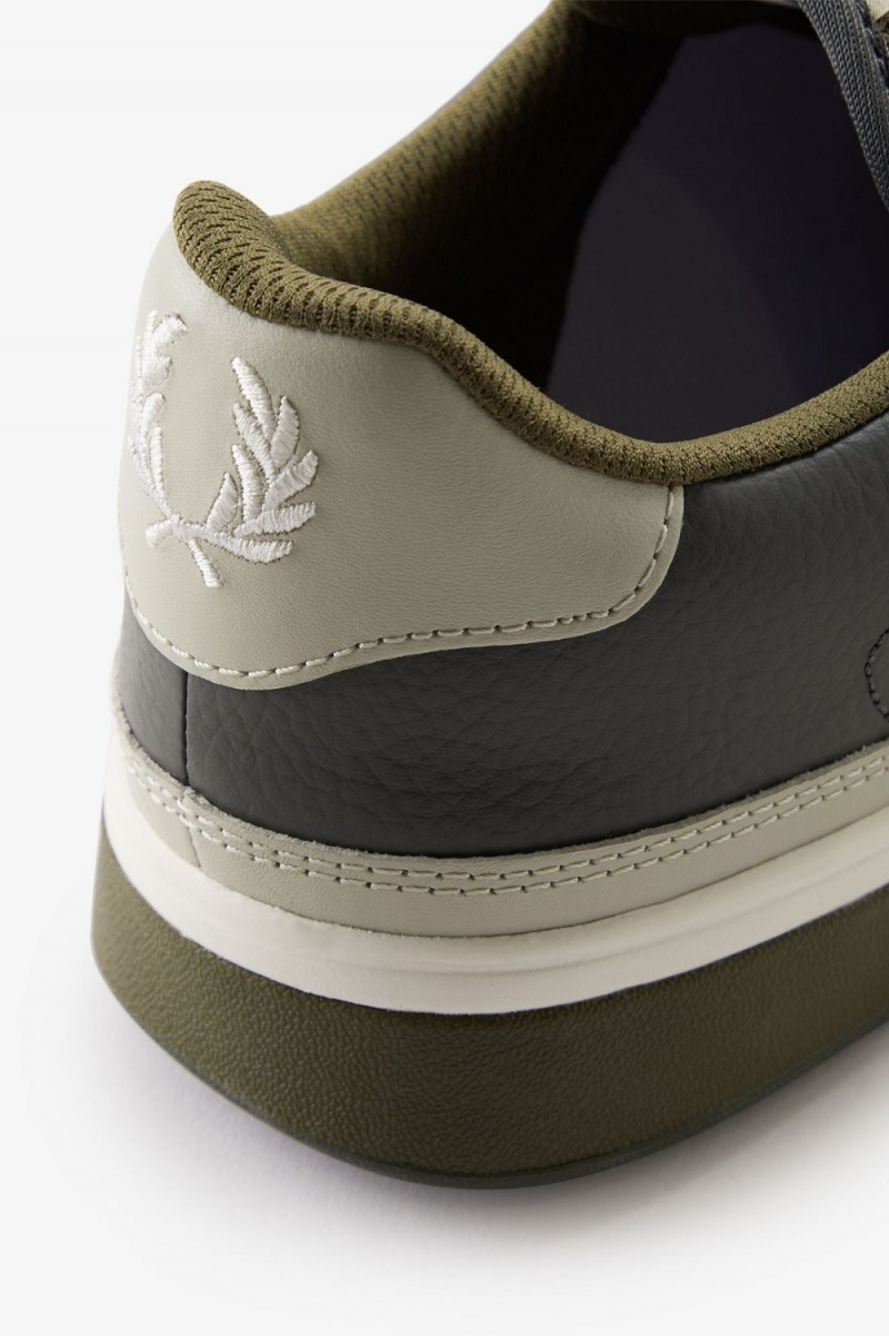 Fred Perry B300 Men's Trainers Light Mint Light Beige | CPZSF4265