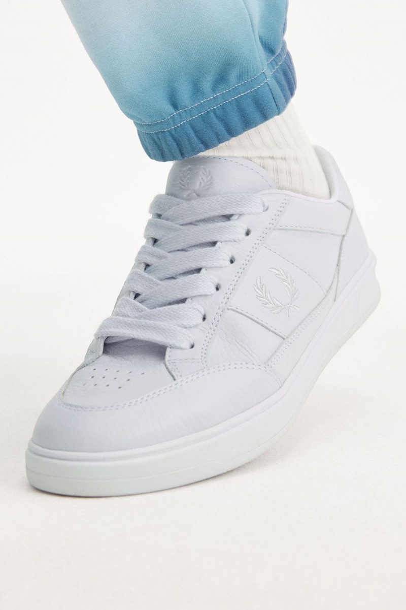 Fred Perry B440 Men's Tennis Shoes White Ivory | JBXVS4986