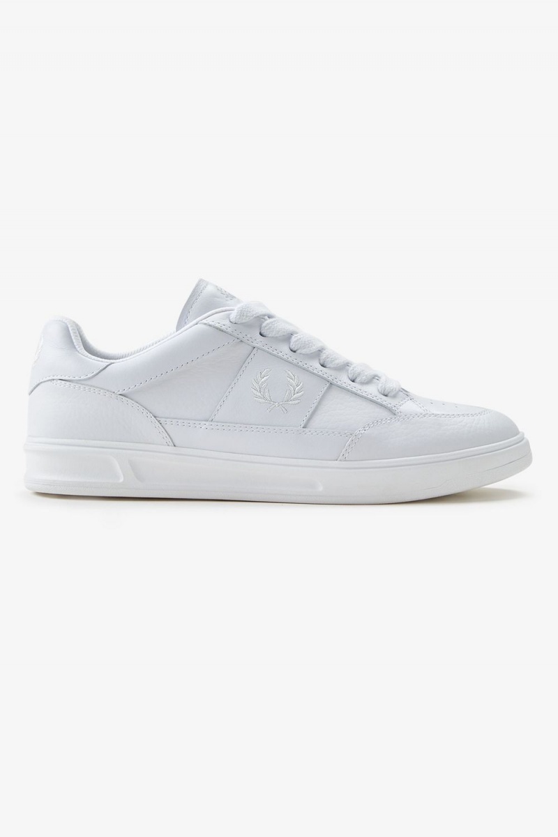 Fred Perry B440 Men's Tennis Shoes White Ivory | JBXVS4986