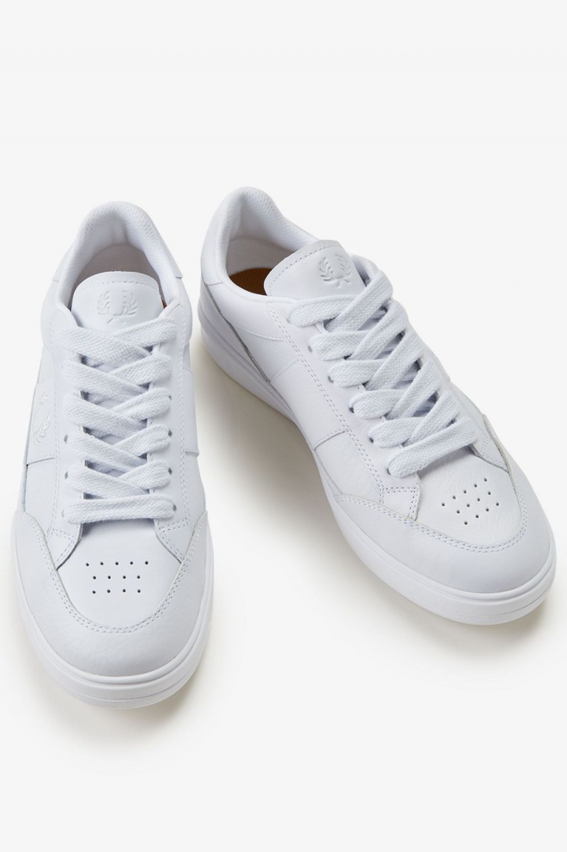 Fred Perry B440 Men's Tennis Shoes White Ivory | JBXVS4986