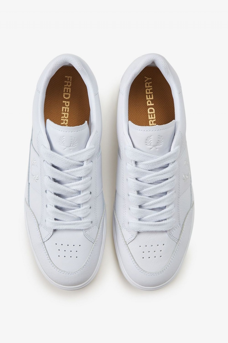 Fred Perry B440 Men's Tennis Shoes White Ivory | JBXVS4986