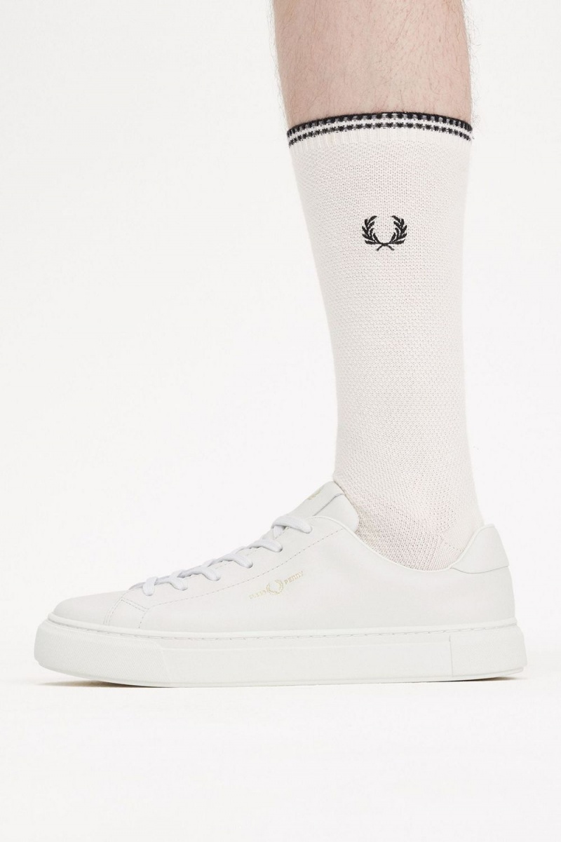 Fred Perry B71 Men\'s Tennis Shoes Ivory | WNBIZ6713