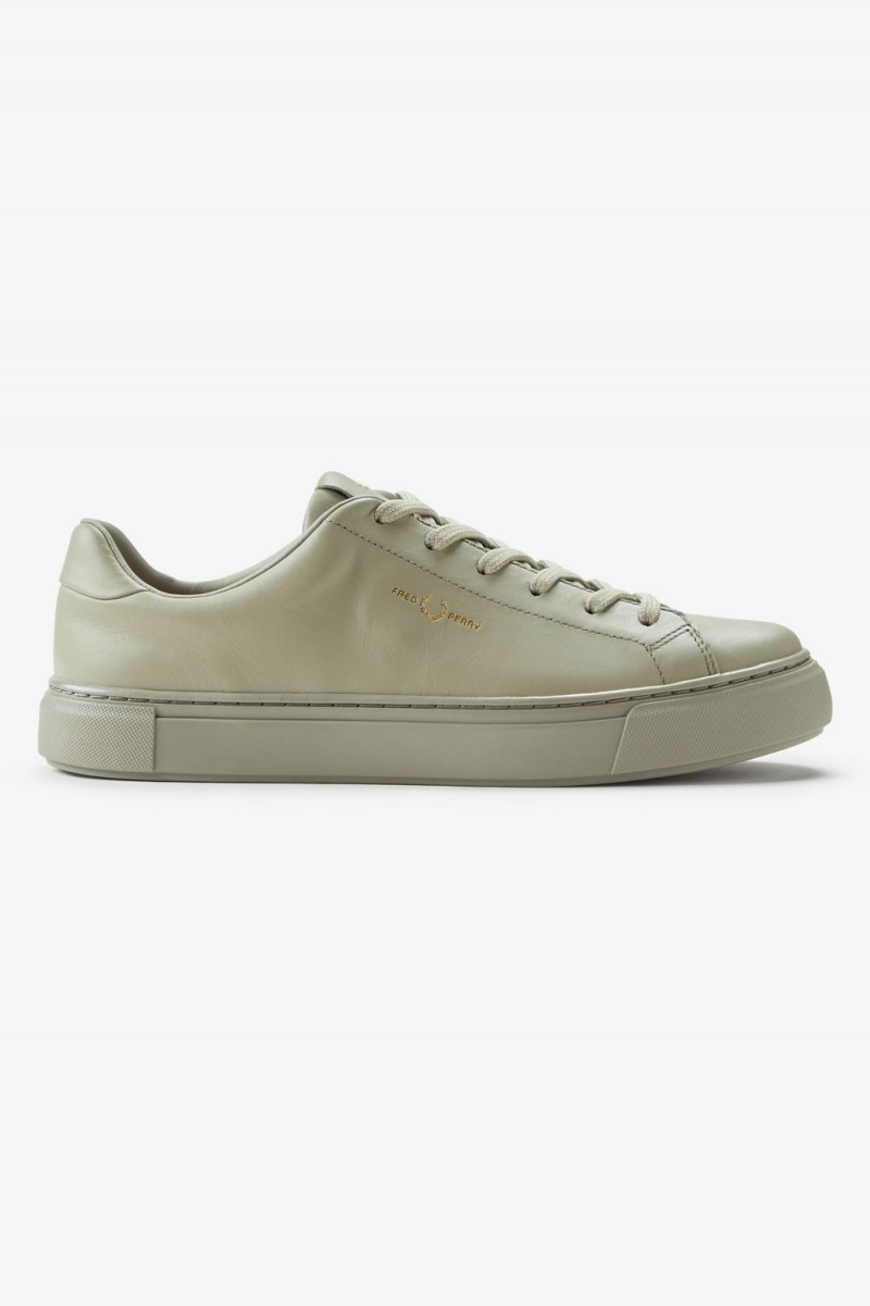 Fred Perry B71 Men's Tennis Shoes Warm Grey Gold | HRUEW2367