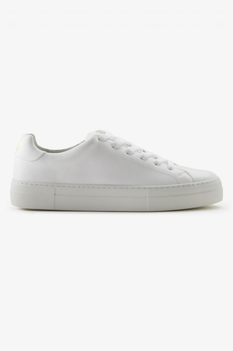 Fred Perry B80 Vegan Men\'s Plimsolls White | QXFWA6078