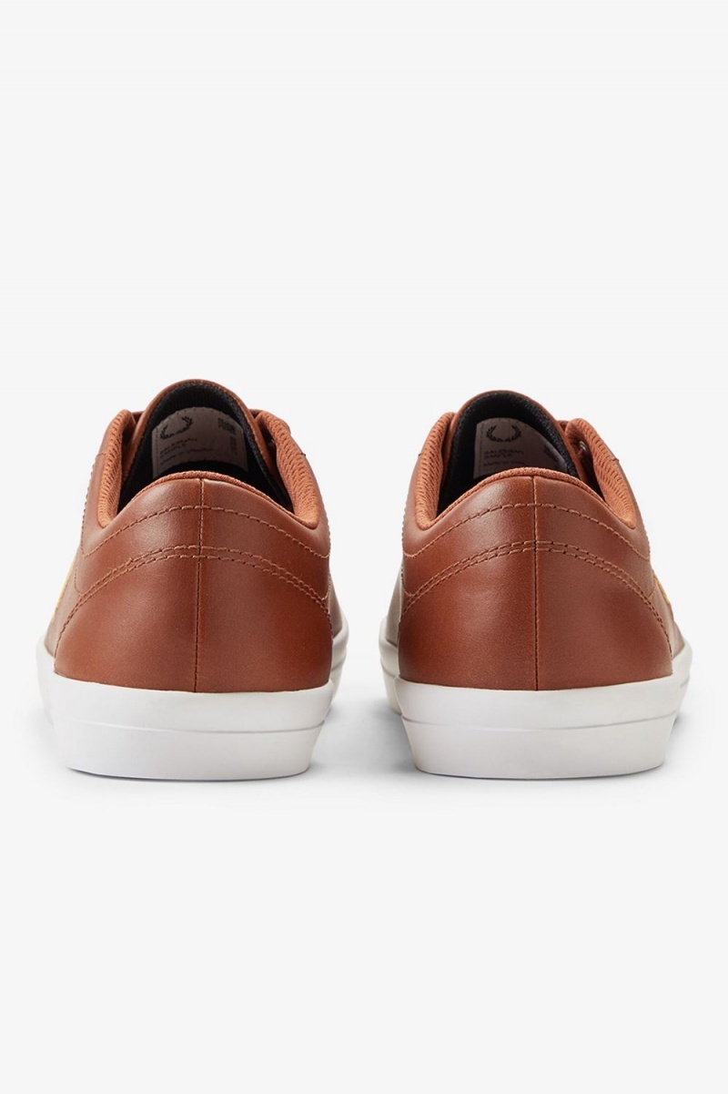 Fred Perry Baseline Men's Tennis Shoes Tan | QGMZW6192