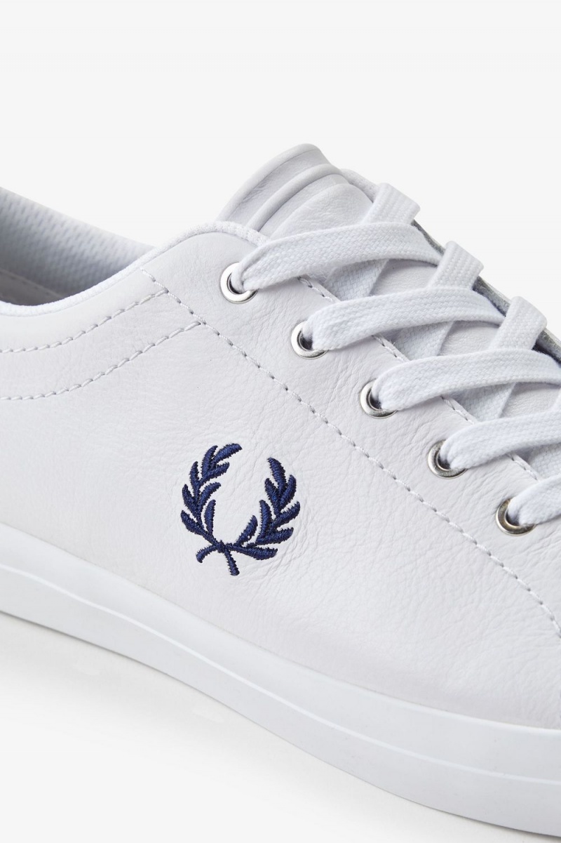 Fred Perry Baseline Men's Tennis Shoes White | TPVCF5382