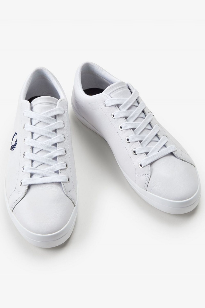 Fred Perry Baseline Men's Tennis Shoes White | TPVCF5382