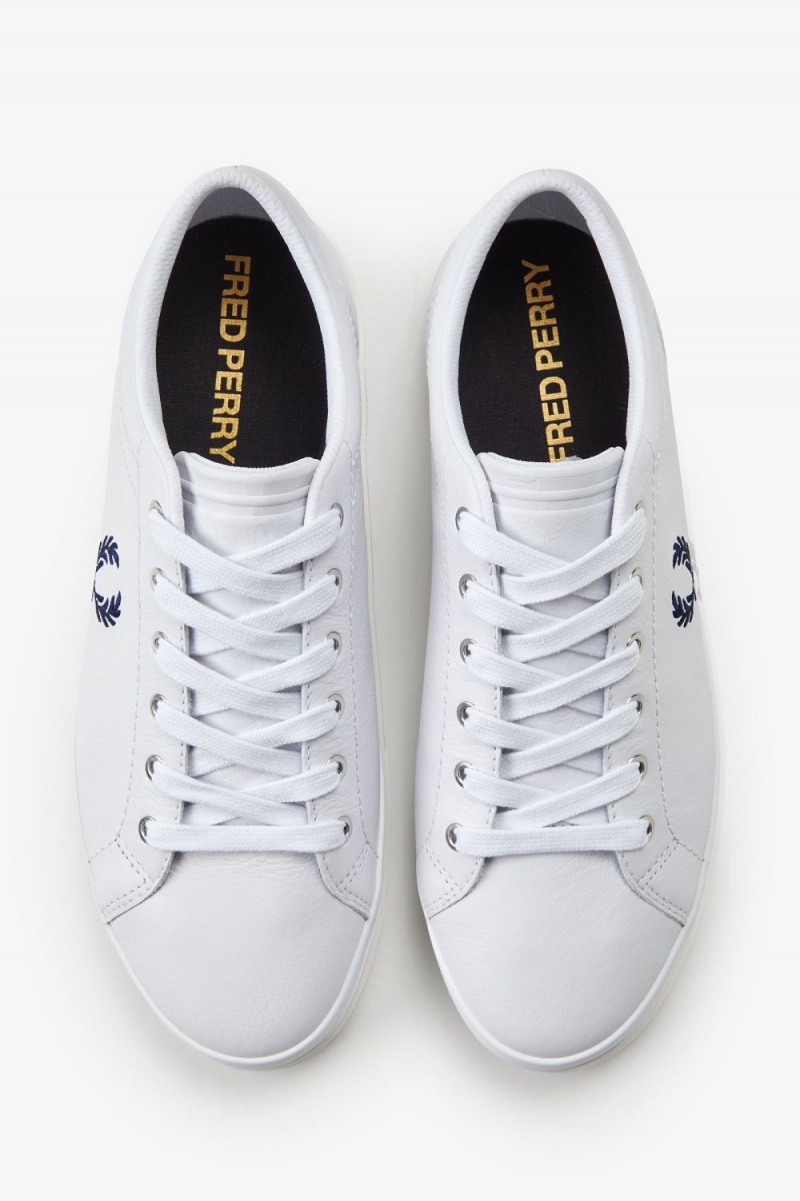 Fred Perry Baseline Men's Tennis Shoes White | TPVCF5382