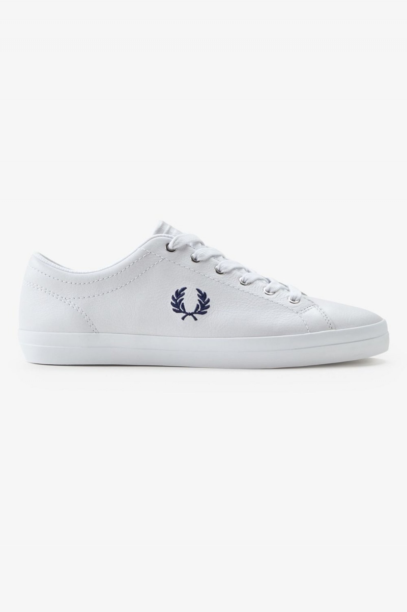 Fred Perry Baseline Men\'s Tennis Shoes White | TPVCF5382