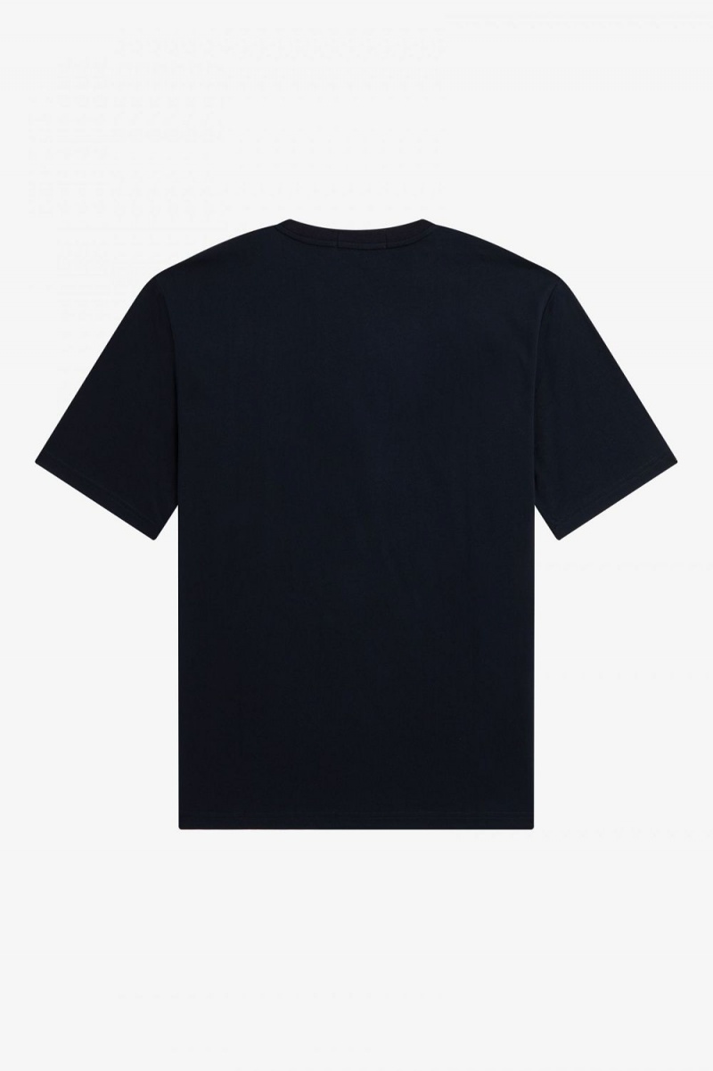 Fred Perry Bold Laurel Wreath Women's T-Shirt Navy | CARIF4321