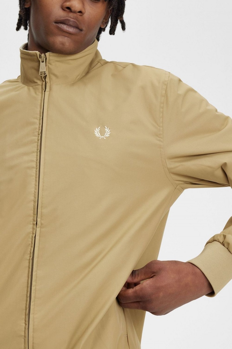 Fred Perry Brentham Men's Jackets Green | YHPKR8530