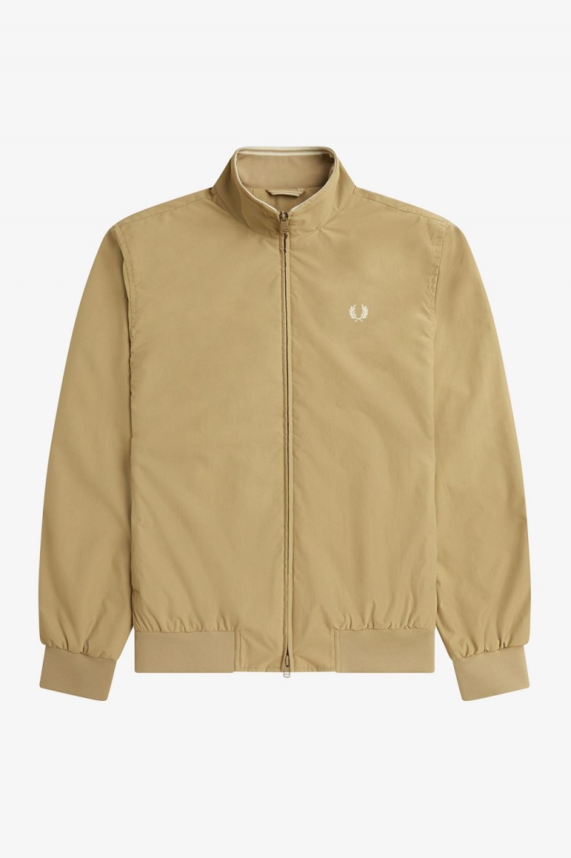 Fred Perry Brentham Men's Jackets Green | YHPKR8530