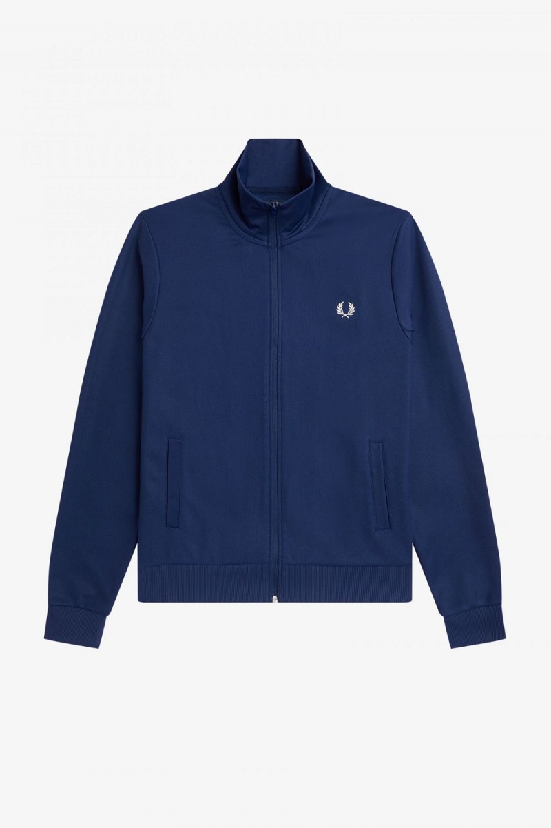 Fred Perry Classic Men's Track Jackets French Navy | EIRWD4761