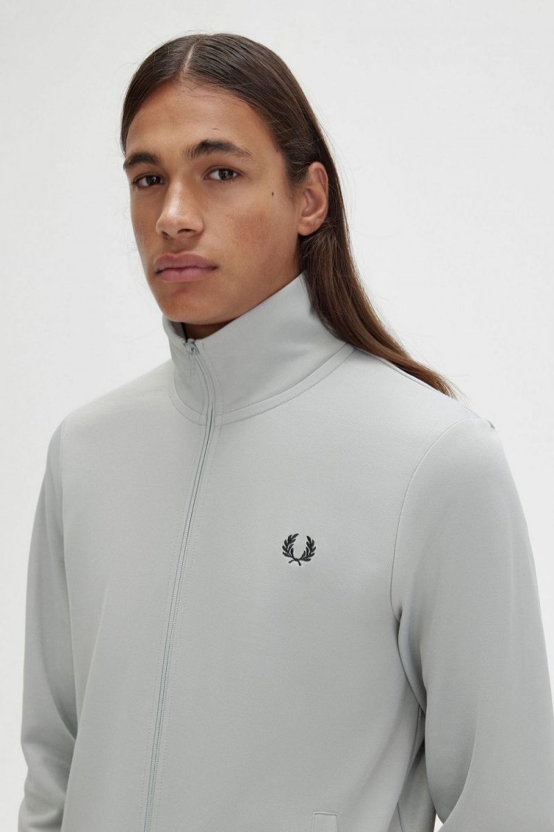 Fred Perry Classic Men's Track Jackets Grey | RASTM1670