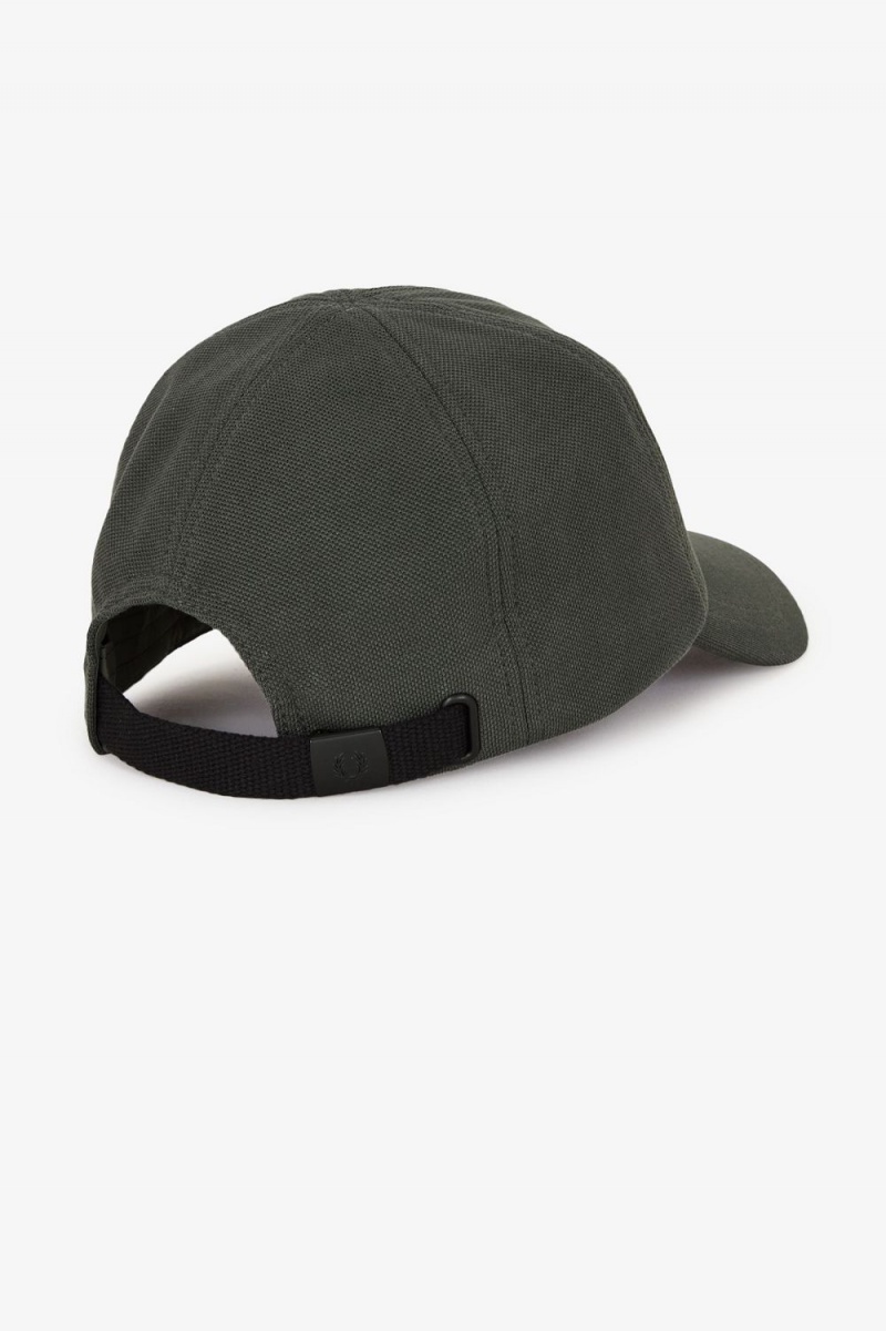 Fred Perry Classic Pique Men's Caps Field Green Oatmeal | ZWBTQ0738