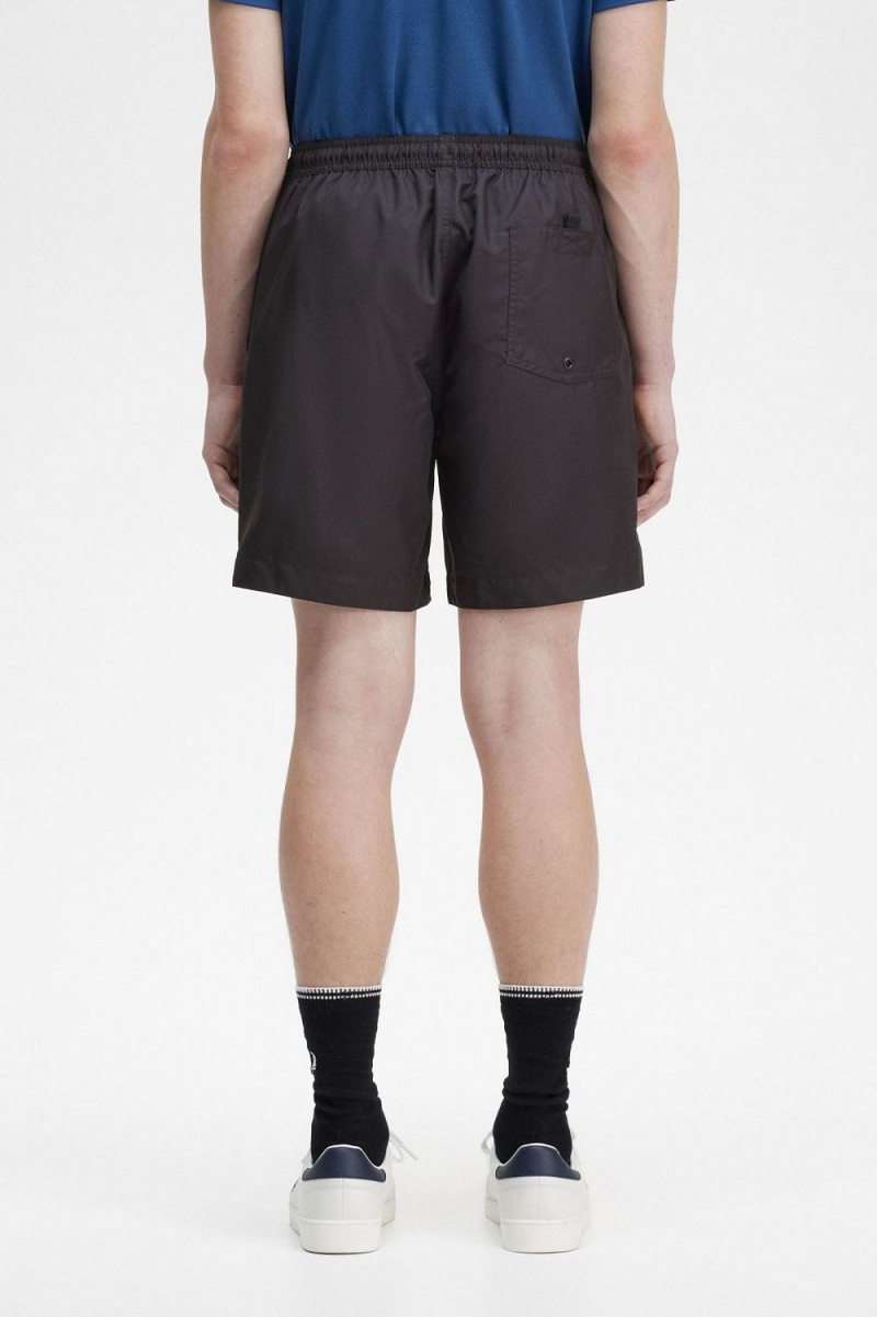 Fred Perry Classic Swim Men's Shorts Black | BTUHC8490