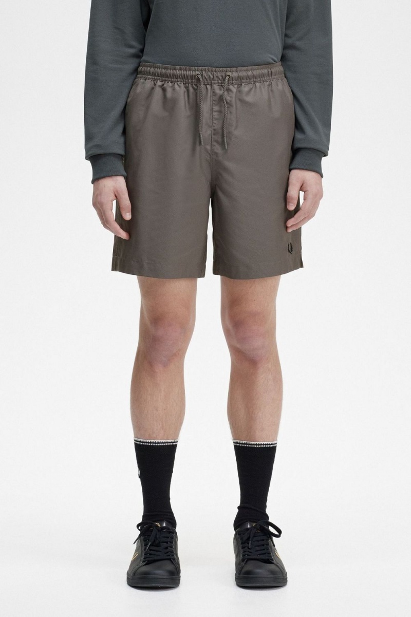 Fred Perry Classic Swim Men's Shorts Field Green | VNBJC4806