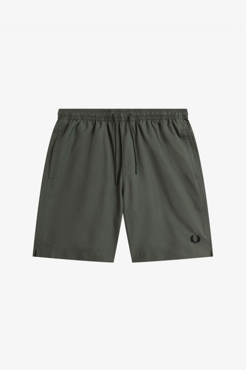 Fred Perry Classic Swim Men's Shorts Field Green | VNBJC4806