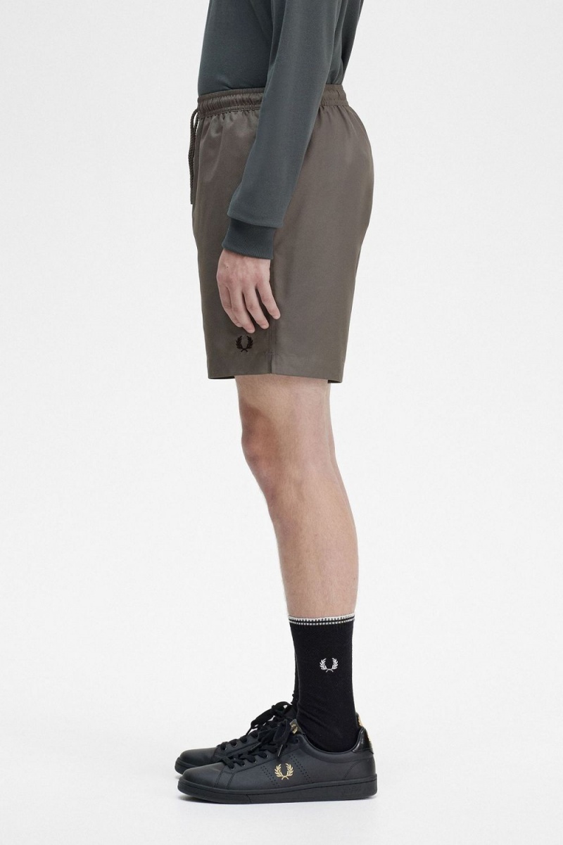 Fred Perry Classic Swim Men's Shorts Field Green | VNBJC4806