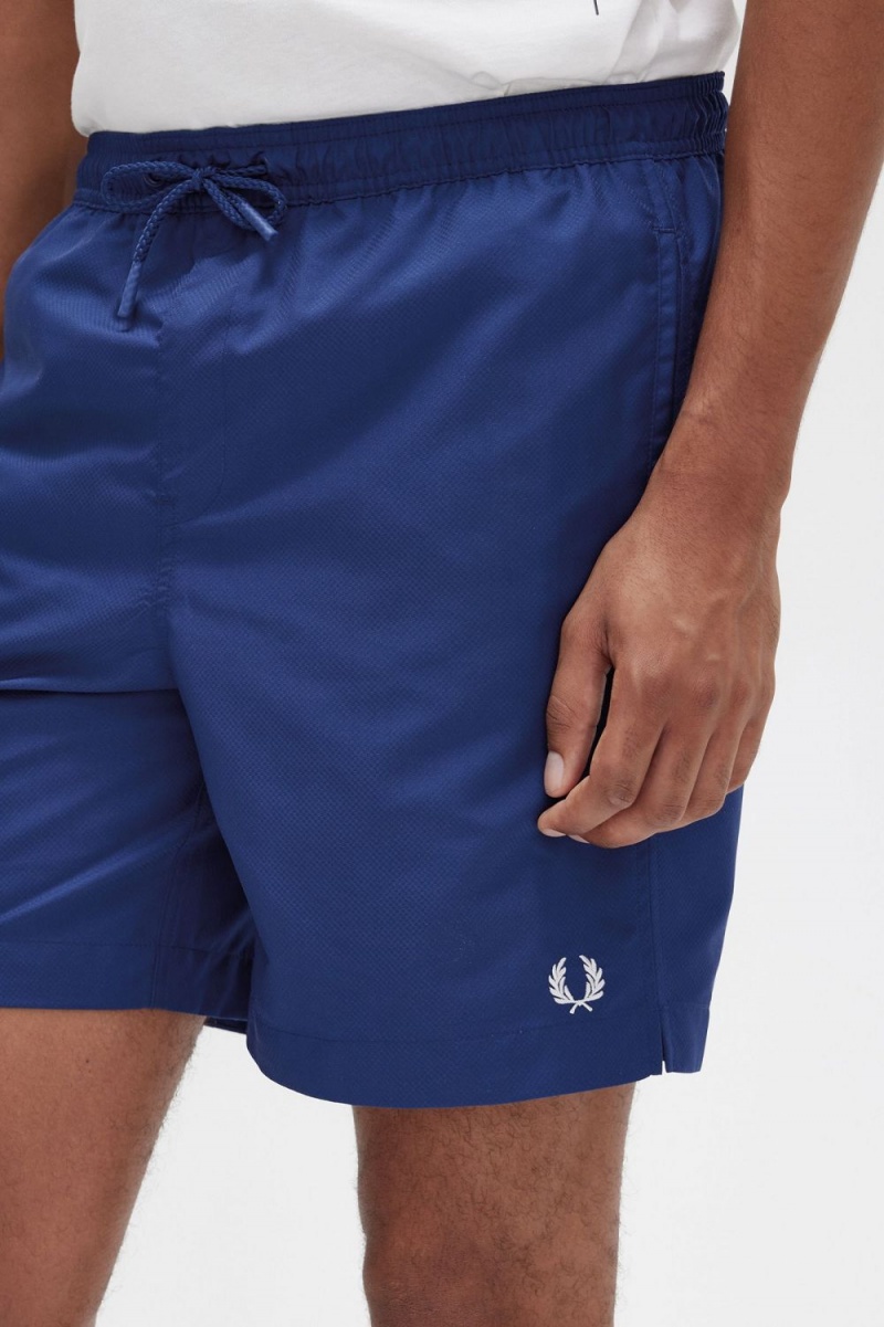 Fred Perry Classic Swim Men's Shorts French Navy | JTRPI4197