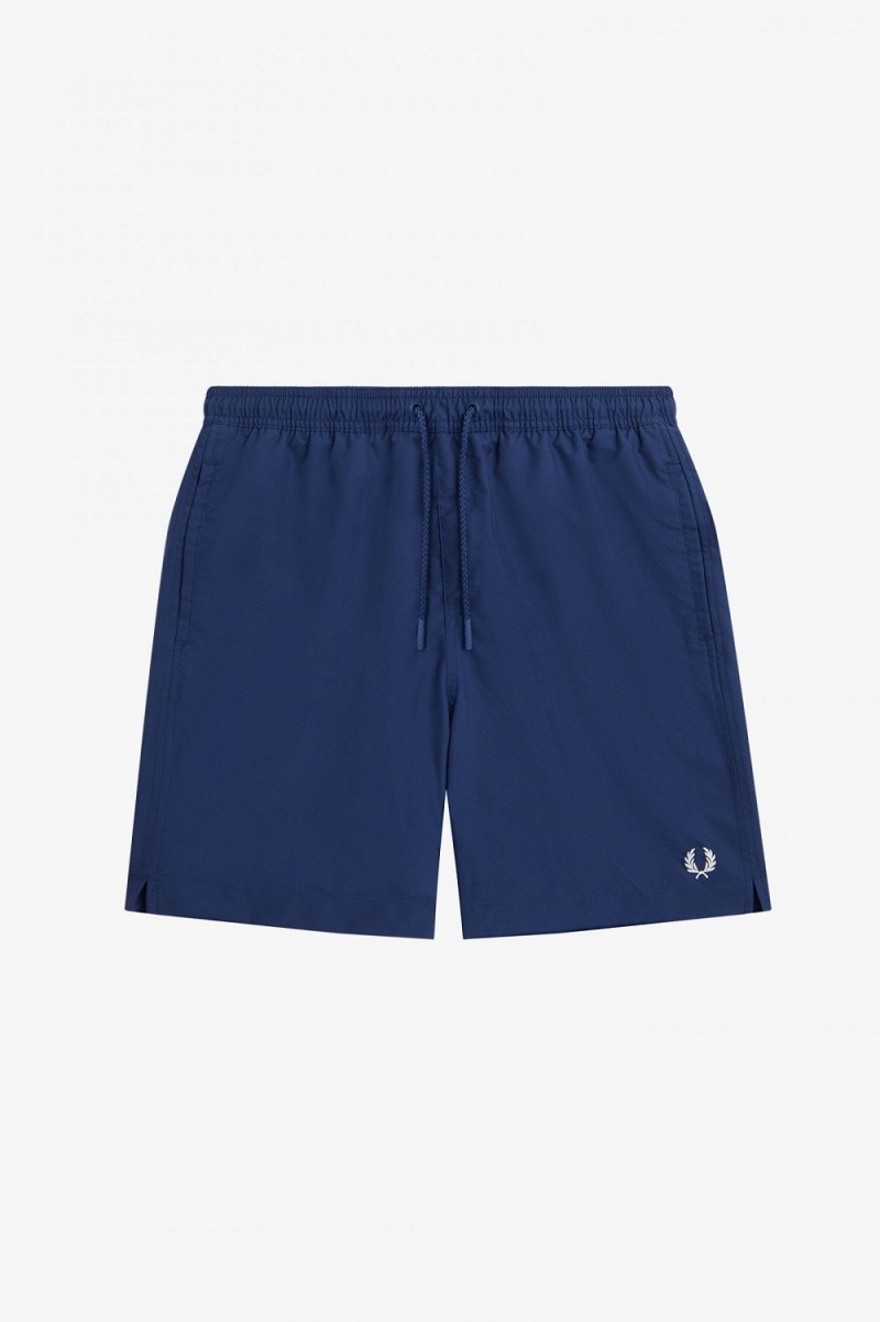 Fred Perry Classic Swim Men's Shorts French Navy | JTRPI4197