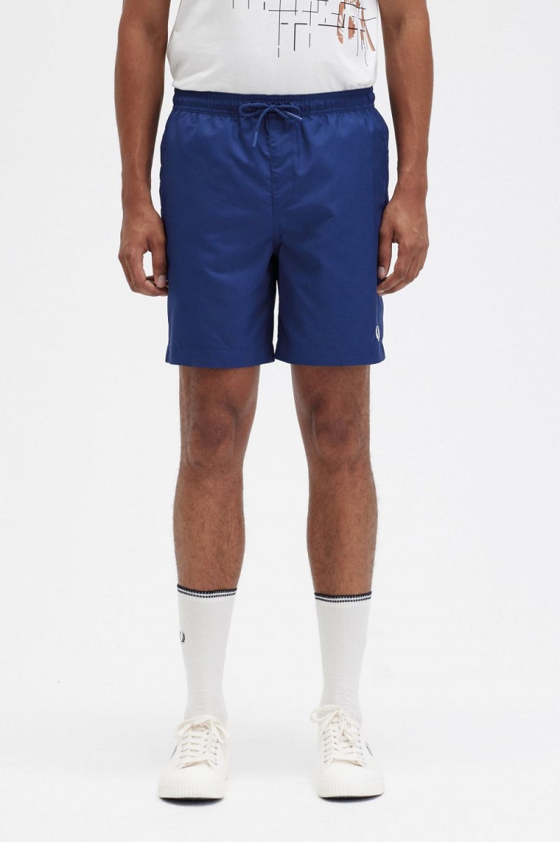 Fred Perry Classic Swim Men\'s Shorts French Navy | JTRPI4197