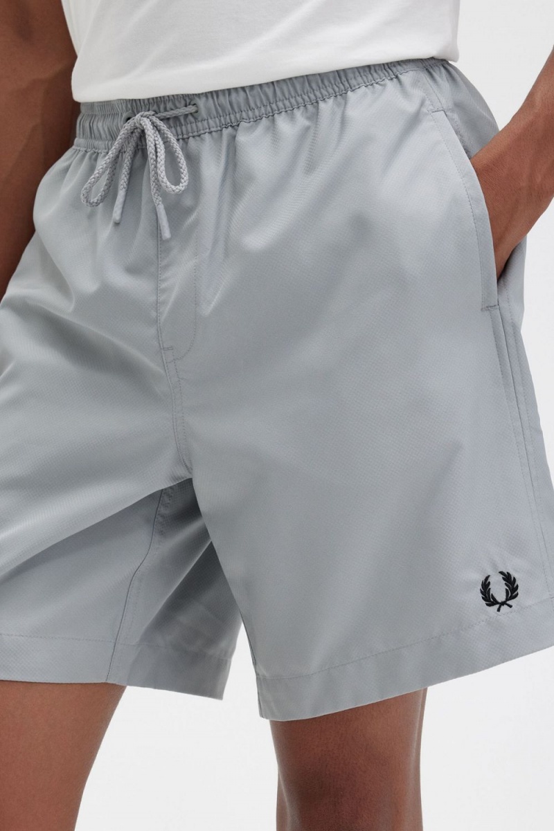 Fred Perry Classic Swim Men's Shorts Grey | IYUSG0175