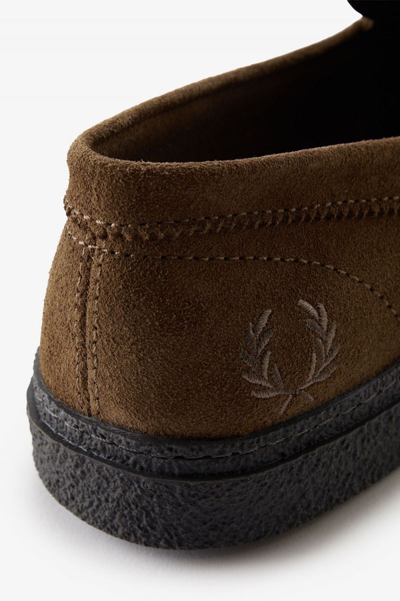 Fred Perry Dawson Men's Loafers Brown | FUEQD6385