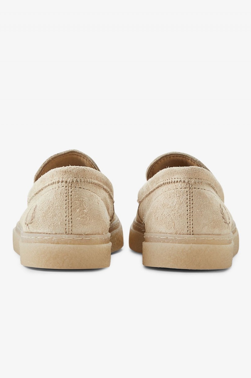 Fred Perry Dawson Tassel Men's Loafers Oatmeal | GZJFW1790