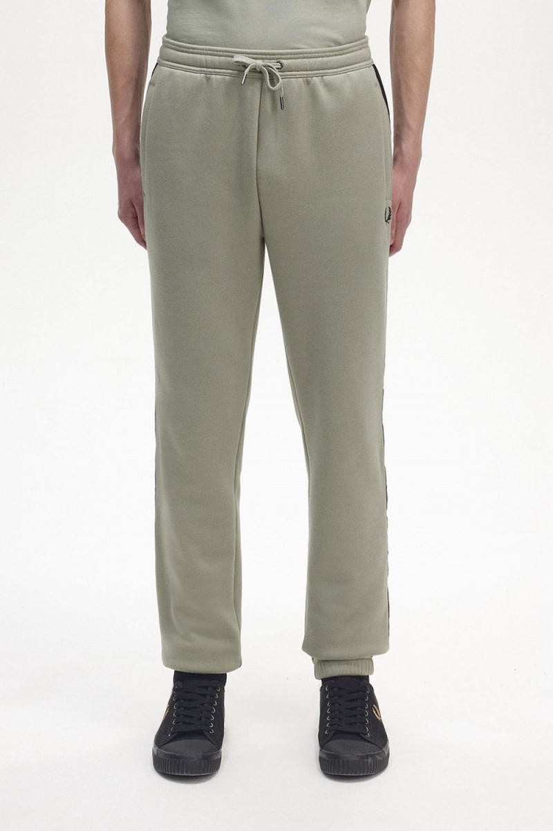 Fred Perry Embossed Tape Sweat Men's Pants Mint | VWSBO9175