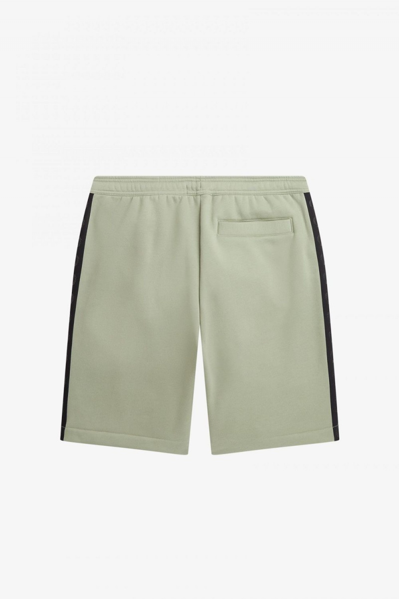 Fred Perry Embossed Tape Sweat Men's Shorts Mint | LRUJX0163