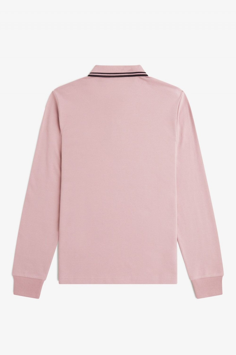 Fred Perry G3636 Women's Shirt Dusty Rose Pink Black | GXOEA8953