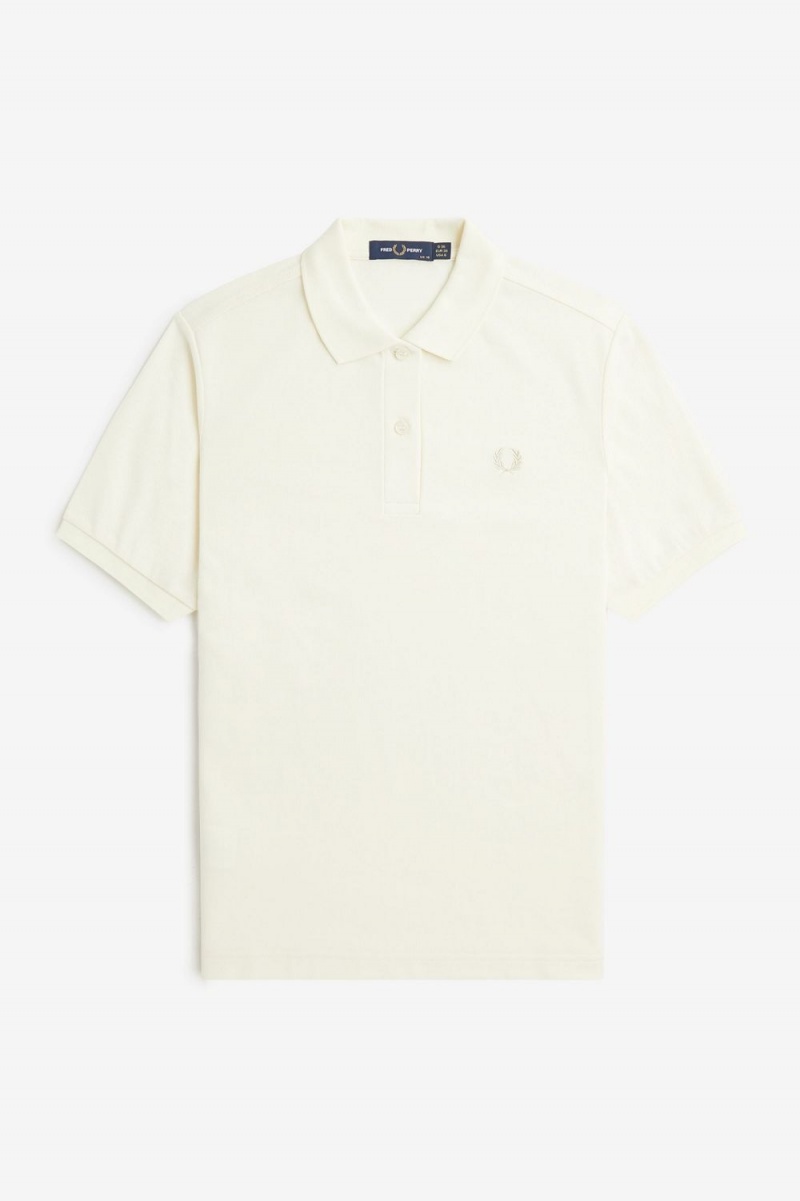 Fred Perry G6000 Women's Shirt Beige Oatmeal | WXDSV9630