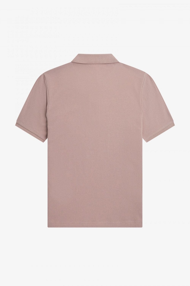 Fred Perry G6000 Women's Shirt Dark Pink Black | HYACS8697