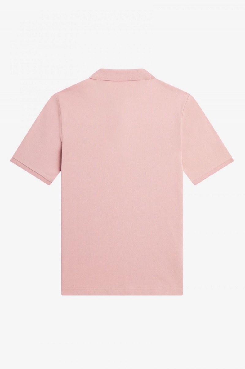 Fred Perry G6000 Women's Shirt Dusty Rose Pink Black | ZXANO5218