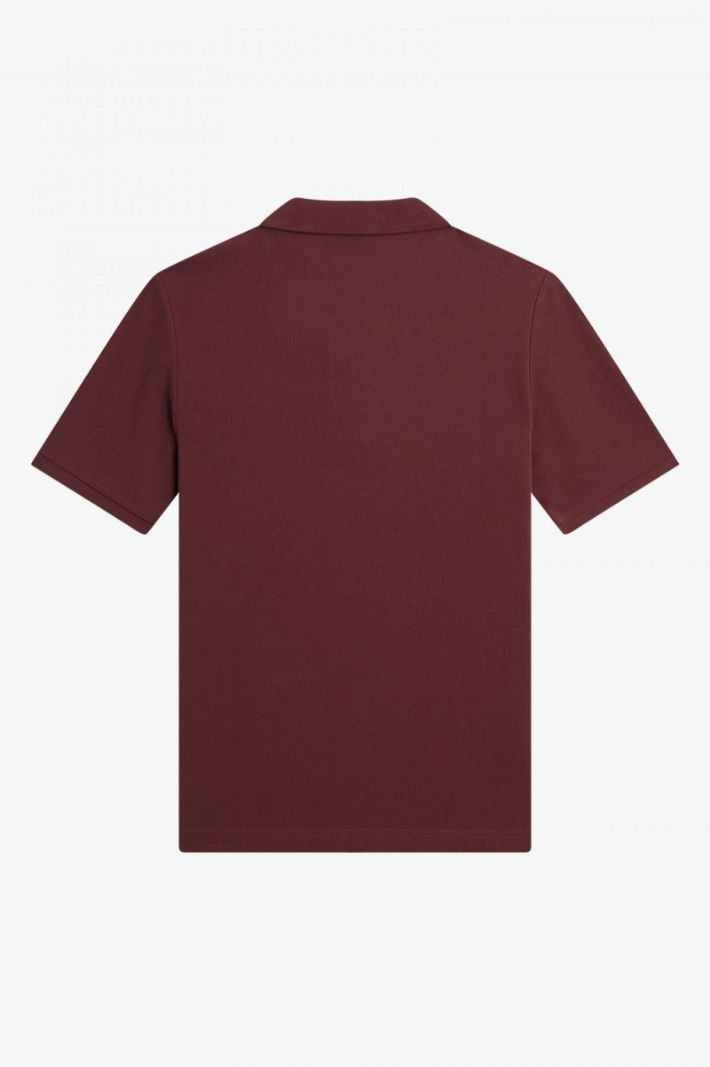 Fred Perry G6000 Women's Shirt Oxblood Dusty Rose Pink | TEGJI5302