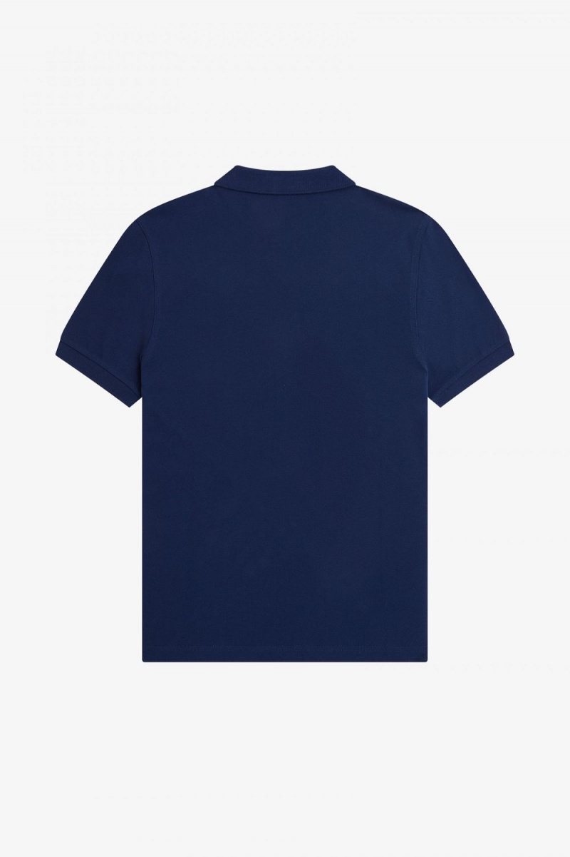 Fred Perry Harlequin Men's Polo Shirt French Navy | GPFKB1620