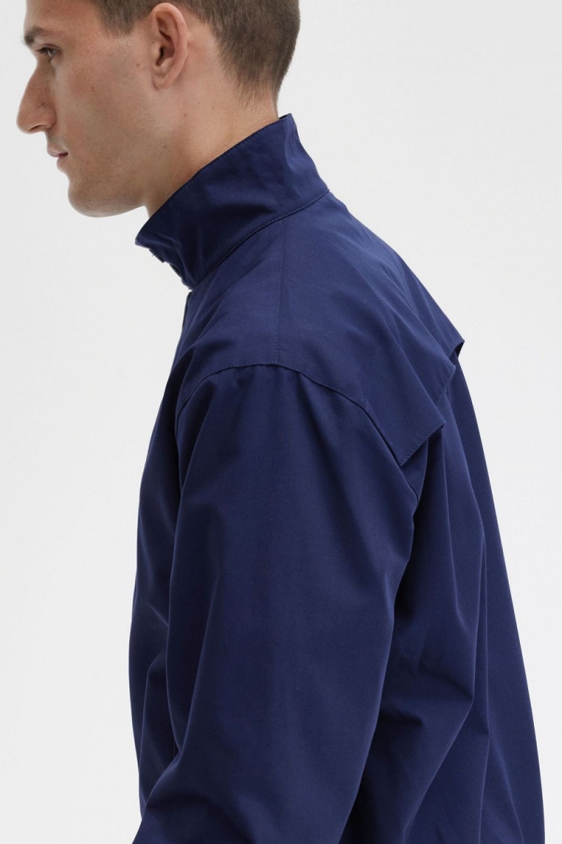 Fred Perry Harrington Men's Jackets Navy | QUMXO2594